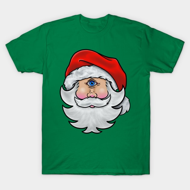 Santa Vision T-Shirt by TommyVision